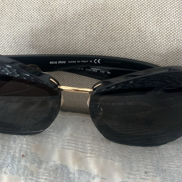 Miu Miu sunglasses AUTHENTIC SMU 01X NWOT - Picture 8 of 8